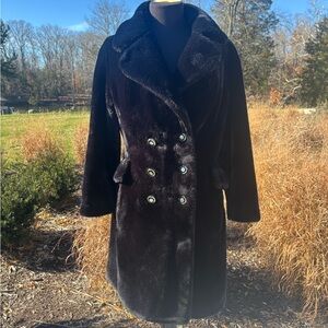 Vintage 1970s Borgana Faux Fur Coat | Made in USA